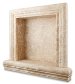 Durango Cream Travertine Hand-Made Custom Shampoo Niche / Shelf - SMALL - Honed-Accessories-American Tile Depot