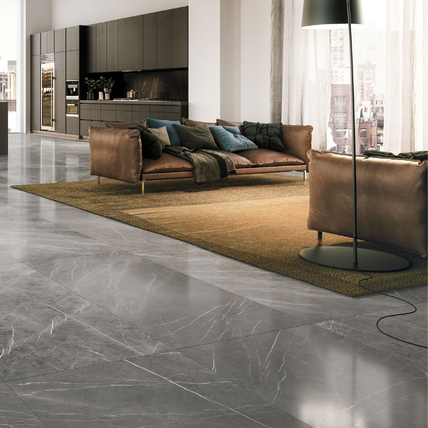 12 X 24 Prestigio Impero Lucido Polished Marble Look Porcelain Tile