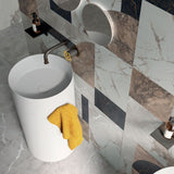 24 X 48 Epoque-White Matte Marble Look Porcelain Tile