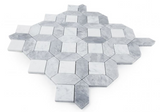 Luna Dusk Polished Octagon Marble Mosaic Tile