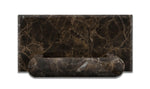 Emperador Dark Marble Hand-Made Custom Soap Holder - Soap Dish - Polished-Accessories-American Tile Depot