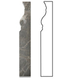 Emperador Dark Marble Polished Baseboard Trim Molding-Marble Molding/Trim-American Tile Depot