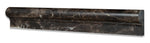 Emperador Dark Marble Polished OG-1 Chair Rail Molding Trim-Marble Molding/Trim-American Tile Depot