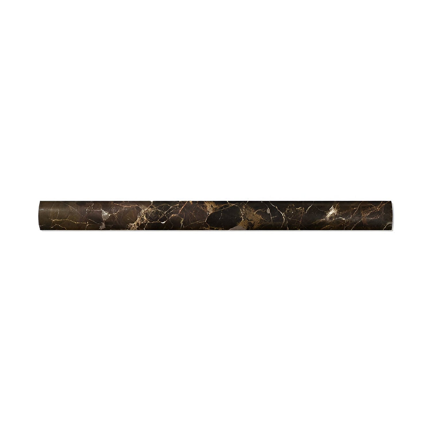 Emperador Dark Marble Polished Quarter - Round Trim Molding-Marble Molding/Trim-American Tile Depot