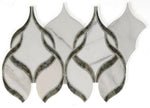 Fame Mirror Calacatta Polished Twirl Mosaic Wall Tile-Mixed Mosaic-American Tile Depot