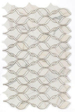 Fame Pearl Calacatta Twirl Mosaic Wall Tile-Mixed Mosaic-American Tile Depot