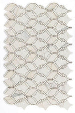 Fame Pearl Calacatta Twirl Mosaic Wall Tile-Mixed Mosaic-American Tile Depot