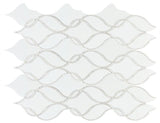 Fame Large Pearl Twirl Mosaic Wall Tile