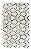 Fame Mirror Calacatta Polished Twirl Mosaic Wall Tile