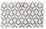 Fame Mirror Calacatta Polished Twirl Mosaic Wall Tile