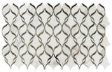 Fame Mirror Calacatta Polished Twirl Mosaic Wall Tile