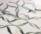 Fame Mirror Calacatta Polished Twirl Mosaic Wall Tile