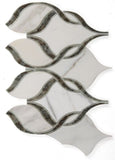 Fame Mirror Calacatta Polished Twirl Mosaic Wall Tile