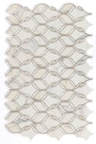 Fame Pearl Calacatta Twirl Mosaic Wall Tile