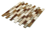 Garnet Brick Swiss Wine Mosaic Wall Tile-Mixed Mosaic-American Tile Depot