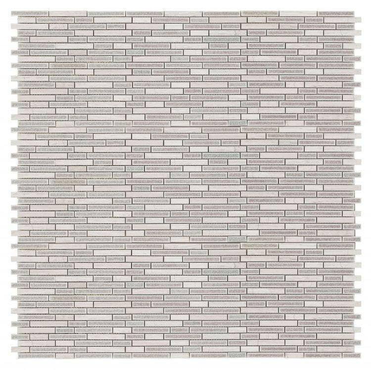 Garnet Linear Bride Mosaic Wall Tile-Mixed Mosaic-American Tile Depot