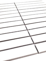 Gio White Matte 1" X 6" Stacked Linear Porcelain Mosaic Tile - SALE-Porcelain Mosaic-American Tile Depot