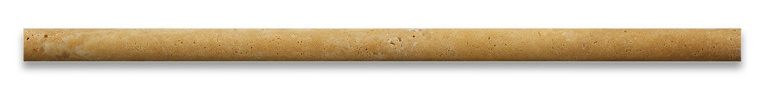 Gold / Yellow Travertine Honed 1/2 X 12 Pencil Liner-Travertine Molding/Trim-American Tile Depot