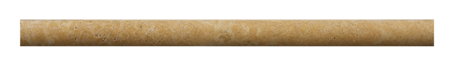 Gold / Yellow Travertine Honed 3/4 X 12 Bullnose Liner-Travertine Molding/Trim-American Tile Depot