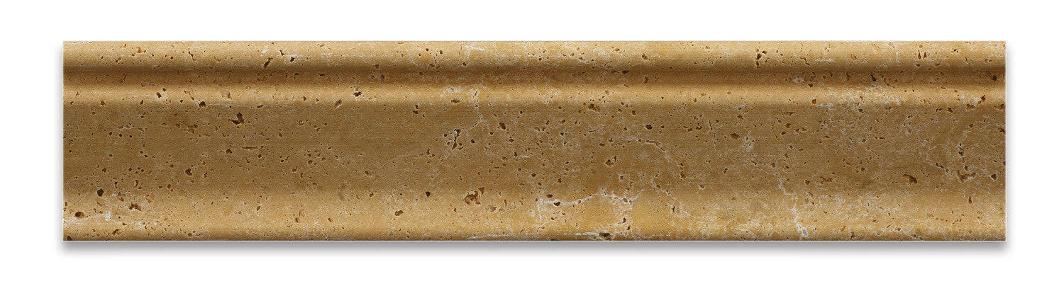 Gold / Yellow Travertine Honed Crown - Mercer Molding Trim-Travertine Molding/Trim-American Tile Depot