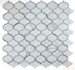 Grace Precious Sky Arabesque Waterjet Mosaic Wall Tile-Marble Mosaic-American Tile Depot