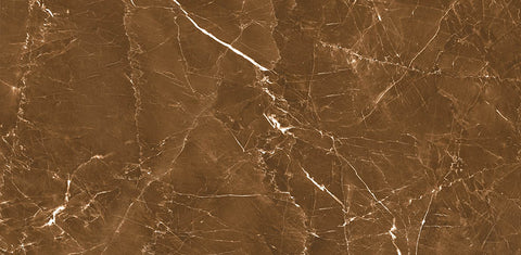 Sample of 24 X 48 Grigio Brown Polished Marble Look Porcelain Tile-Sample-American Tile Depot