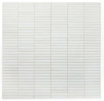 Groove Dolomite Honed Linear Marble Mosaic Tile-Marble Mosaic-American Tile Depot