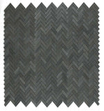 Herringbone Basalt Marble Mosaic Tile-Marble Mosaic-American Tile Depot