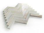 Herringbone Eurasian Polished Marble Mosaic Tile-Marble Mosaic-American Tile Depot