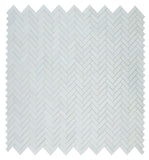 Herringbone Dolomite Polished Marble Mosaic Tile