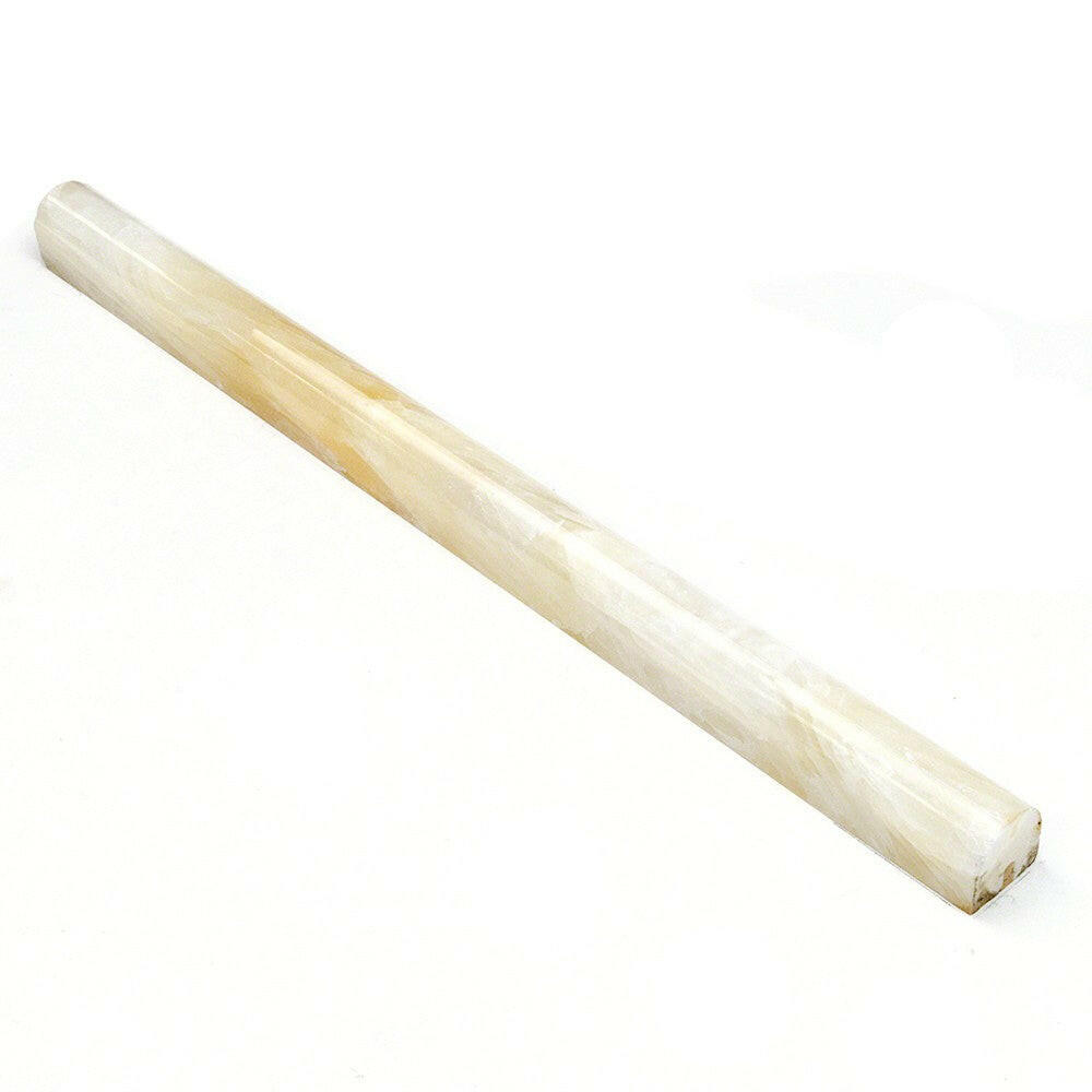 Honey Onyx Polished 1/2 X 12 Pencil Liner-Onyx Molding/Trim-American Tile Depot