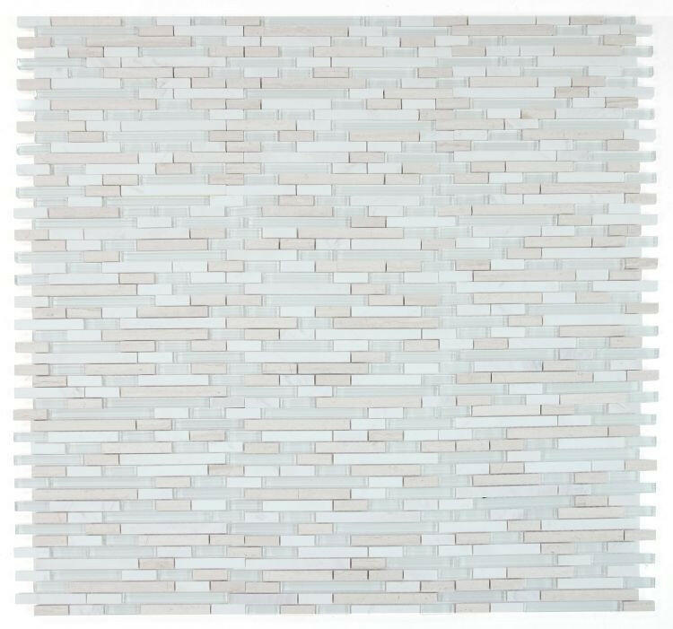 Horizon Sunrise Loft Linear Mosaic Wall Tile-Mixed Mosaic-American Tile Depot