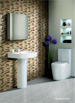 Horizon Sunset Helios Linear Mosaic Wall Tile-Mixed Mosaic-American Tile Depot