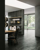 16 X 32 I-Travertini Black Matte Travertine Look Porcelain Tile