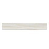 Premium White Onyx Polished 2 X 12 Milano Molding Trim