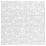 Iceberg Pure Square Glass Mosaic Wall Tile-Mixed Mosaic-American Tile Depot