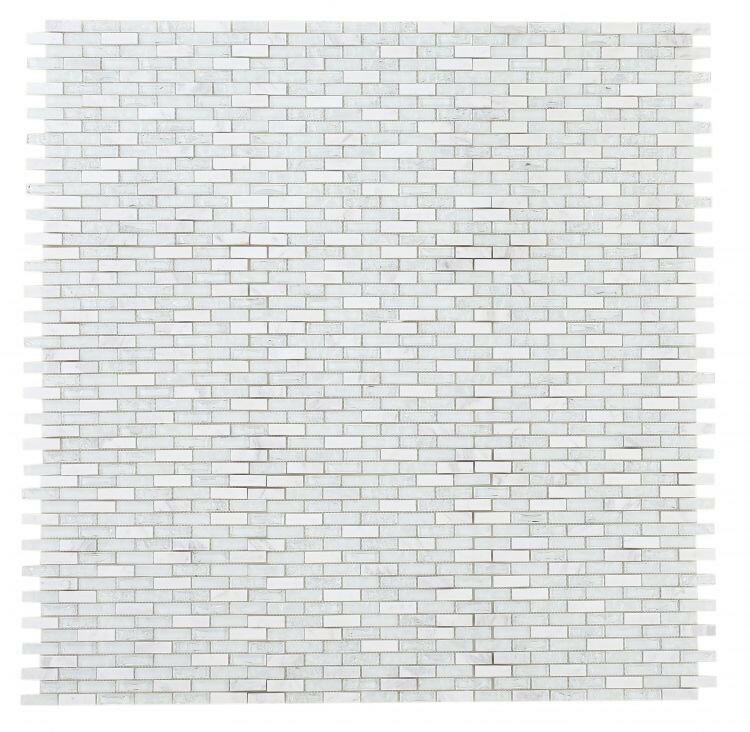 Iceberg Stack Linear Glass Mosaic Wall Tile-Mixed Mosaic-American Tile Depot