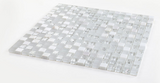 Iceberg Grey Mini Square Mosaic Wall Tile