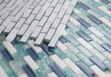 Iceberg Royal Blue Glass Mosaic Wall Tile