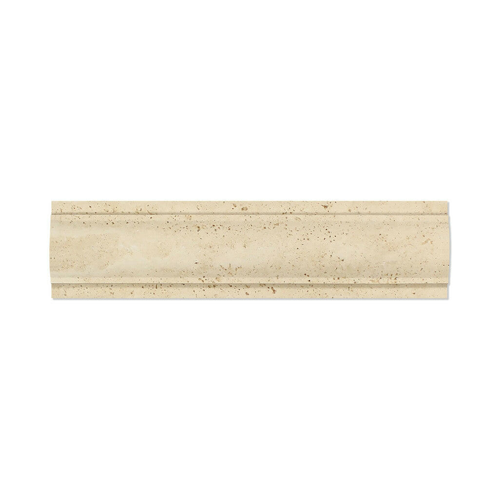 Ivory Travertine Honed Arch / Baldwin Trim Molding-Travertine Molding/Trim-American Tile Depot