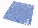 1 x 1 Aquarius Iris Square Glass Mosaic Tile-Glass Mosaic-American Tile Depot