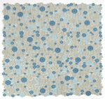 Lucy Cielo Polished Circular Glass Mosaic Tile-Glass Mosaic-American Tile Depot