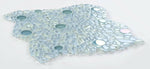 Lucy Shimmer Blue Circular & Pebble Glass Mosaic Tile-Glass Mosaic-American Tile Depot