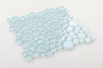 Lucy Turquoise Circular Glass Mosaic Tile-Glass Mosaic-American Tile Depot