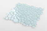 Lucy Turquoise Circular Glass Mosaic Tile-Glass Mosaic-American Tile Depot