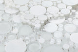 Sample of Lucy Carrara Circular Mosaic Tile-Sample-American Tile Depot