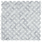 Luna Dusk Polished Octagon Marble Mosaic Tile-Marble Mosaic-American Tile Depot