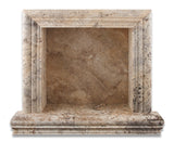 Philadelphia Travertine Hand-Made Custom Shampoo Niche / Shelf - SMALL - Honed