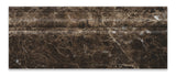 Emperador Dark Marble Polished Baseboard Trim Molding