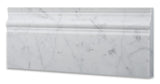 Carrara White Marble Polished Baseboard Trim Molding